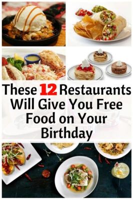 What Restaurants Give Free Food on Your Birthday: A Culinary Celebration of You